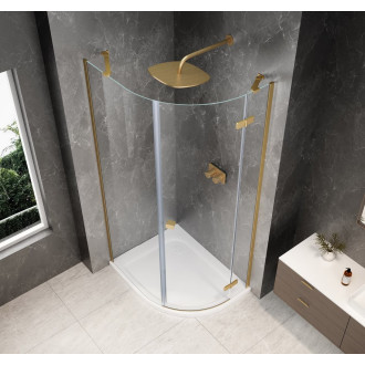 Sprchový kout čtvrtkruh 90x80 cm Polysan Globe GB2890RG