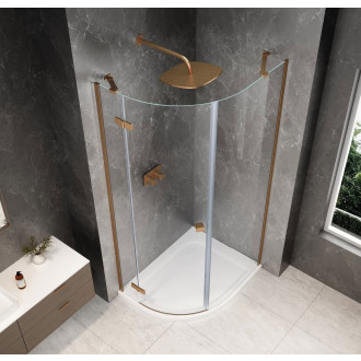 Sprchový kout čtvrtkruh 90x80 cm Polysan Globe GB2890LPG