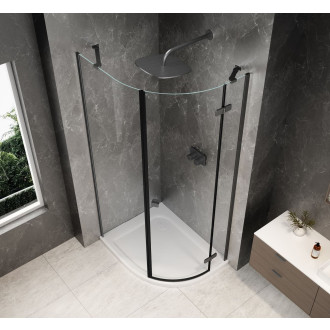 Sprchový kout čtvrtkruh 90x80 cm Polysan Globe GB2890RGM