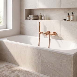 REA Lungo vanová baterie, kartáčovaná měď -B1115 -B1115 REA-B1115