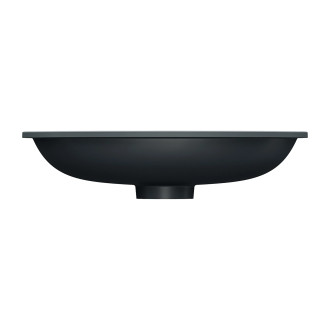 SHELL M+ umywalka podblatowa 54 x 34 cm, black lava mat