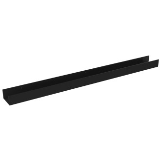 SELURA police s hrazdou 100cm, černá PX300B