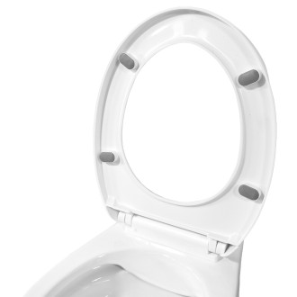Mereo WC kombi, RIMLESS, zadní odpad s armaturou