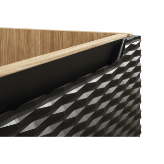 Comad OCEAN BLACK 82-90-2S Koupelnová skříňka, šuplíky 90cm