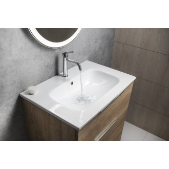 CIRASA umyvadlová skříňka 59,2x75x46cm, 3x zásuvka, dub cuneo