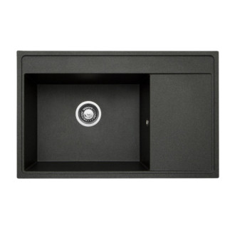 Pyramis CAMEA (79X50) 1B 1D LH Dřez, granit BLACK 070074301