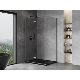 Mexen Mist-F kabina prysznicowa składana lewa 70 x 100 cm, transparent, gun metal - 8A6T-070-100-95-00-L