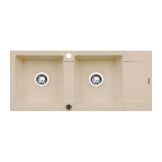 Pyramis MIDO (116x50) 2B 1D Dřez, granit BEIGE 070090701