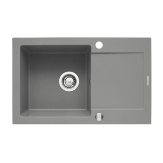 Pyramis MIDO (79x50) 1B 1D Dřez, granit INDUSTRIAL GREY 070088701