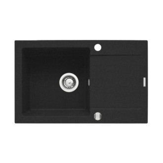 Pyramis MIDO (79x50) 1B 1D Dřez, granit BLACK 070089001