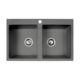 Pyramis SPARTA PLUS 2B (78x50) Dřez, granit INDUSTRIAL GREY 070053401