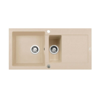 Pyramis MIDO (100x50) 11/2B 1D Dřez, granit BEIGE 070090101