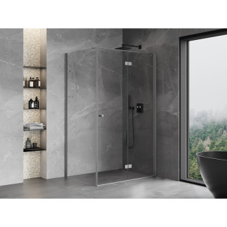 Mexen Mist-F kabina prysznicowa składana prawa 100 x 90 cm, transparent, gun metal - 8A6T-100-090-95-00-P