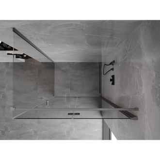 Mexen Mist-F kabina prysznicowa składana prawa 80 x 110 cm, transparent, gun metal - 8A6T-080-110-95-00-P