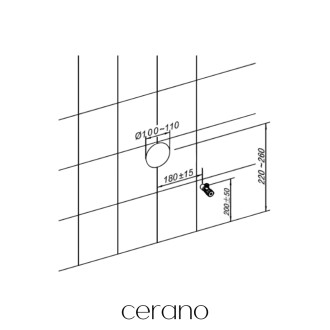 CERANO - Závěsné WC s bidetem Modul/Cronus Standard - bílá lesklá / bílá matná - integrované WC tlačítko - pneumatický modul - 59,3x38,4 cm