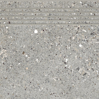 Schodovka Fineza Breccia šedá 30x30 cm mat SCBRECCIA30GR