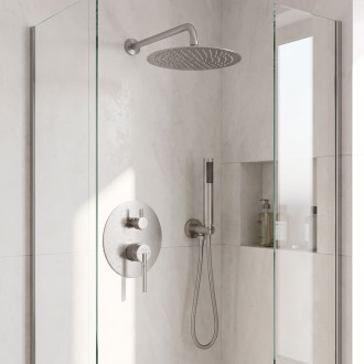 Podomítkový Sprchový Set Rea Argon Nickel Brush + BOX