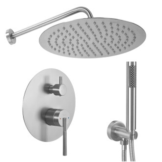 Podomítkový Sprchový Set Rea Argon Nickel Brush + BOX