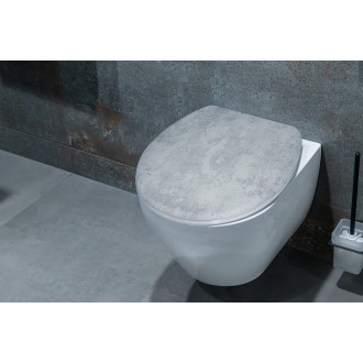 WC sedátko CONCREA soft-close, oválné