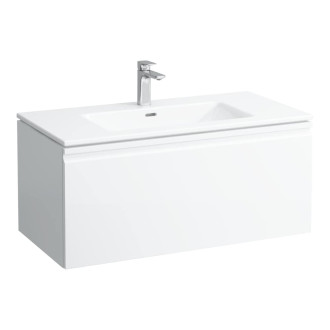 Skříňka s umyvadlem Laufen PRO S 100x50x46 cm MDF bílá lesk H8609654751041