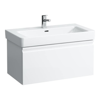 Skříňka pod umyvadlo Laufen PRO S 81x45x39 cm MDF šedá mat H4835010964801