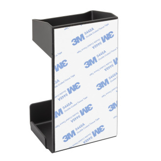 Držák elektrického zubního kartáčku na nalepení 3M, 7,4×5,7×12,6 cm, černá barva