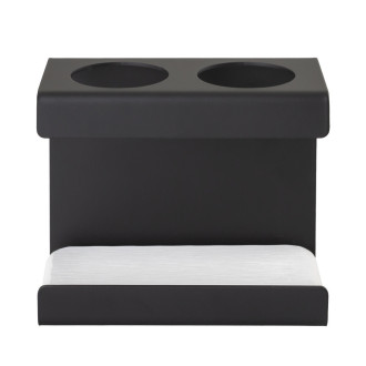 Držák elektrického zubního kartáčku na nalepení 3M, 10,1×5,2×8,9 cm, černá barva