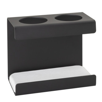 Držák elektrického zubního kartáčku na nalepení 3M, 10,1×5,2×8,9 cm, černá barva