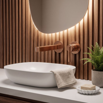 Podomítková umyvadlová baterie REA Grace Brush Copper