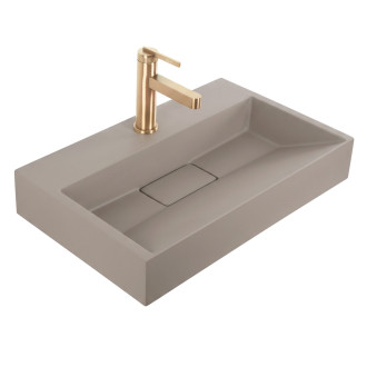 Umyvadlo z litého mramoru Rea GOYA TAUPE 50CM