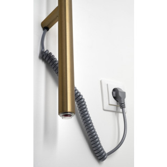 PASADOR elektrický sušák ručníků, kulatý, 150x1500mm, 30 W, zlatá mat