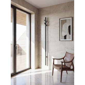 PASADOR elektrický sušák ručníků, kulatý, 150x1500mm, 30 W, gun metal