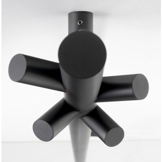 PASADOR elektrický sušák ručníků, kulatý, 150x1500mm, 30 W, gun metal