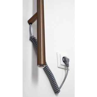 PASADOR elektrický sušák ručníků, kulatý, 150x1500mm, 30 W, měď mat