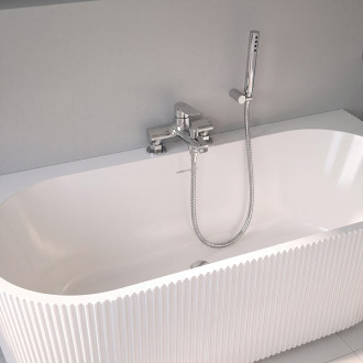Appia - upright bath mixer without shower set, chrome