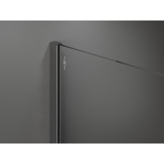 Mexen Kioto Sprchová zástěna 80 x 200 cm, modrá ombre 8 mm, stříbrná - 800-080-101-95-46