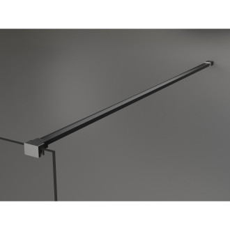 Mexen Kioto Sprchová zástěna 80 x 200 cm, modrá ombre 8 mm, stříbrná - 800-080-101-95-46