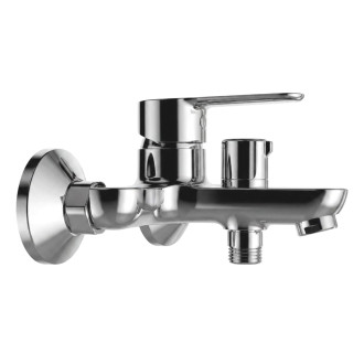 Zuna vanová baterie nástěnná 100 mm bez příslušenství, s keram. přepínačem CB901A04Z