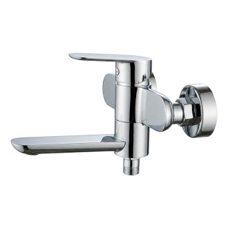 Mereo Viana vanová baterie nástěnná 150 mm se sklopným ramínkem, CBE90203