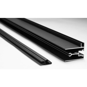 SIGMA SIMPLY BLACK stěnový profil magnetický