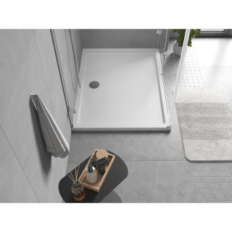 MEXEN - Flow sprchová vanička obdélníková slim 95 x 100, bílá lesk 46R109510
