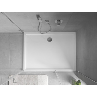 MEXEN - Flow sprchová vanička obdélníková slim 95 x 100, bílá lesk 46R109510