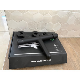 VÝPRODEJ VÝSTAVNÍ KUS Laveo PRETTO BAO_710D Vanová baterie, černá