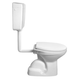 WC kombi, dvojtlačítko 4/8l, spodní odpad, bílá