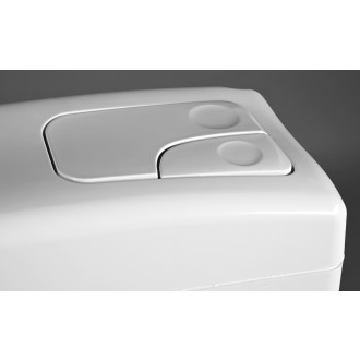 WC kombi, dvojtlačítko 4/8l, spodní odpad, bílá