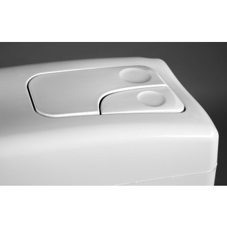 WC kombi, dvojtlačítko 4/8l, zadní odpad, bílá
