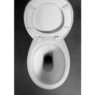 WC kombi, dvojtlačítko 4/8l, zadní odpad, bílá