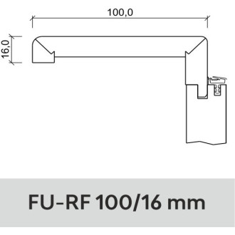 Standard zárubeň P/ CPL Touch GreyDQ/FU-STU-RF/ TE-340-3D/ 834x1972/10 cm/