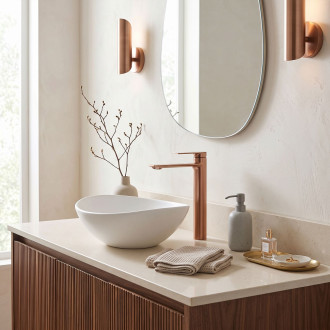 REA Umyvadlová baterie STORM - COPPER BRUSH vysoká REA-B3002