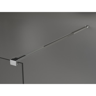 Mexen Kioto Sprchová zástěna 100 x 200 cm, bronz 8 mm, chrom - 800-100-101-01-32